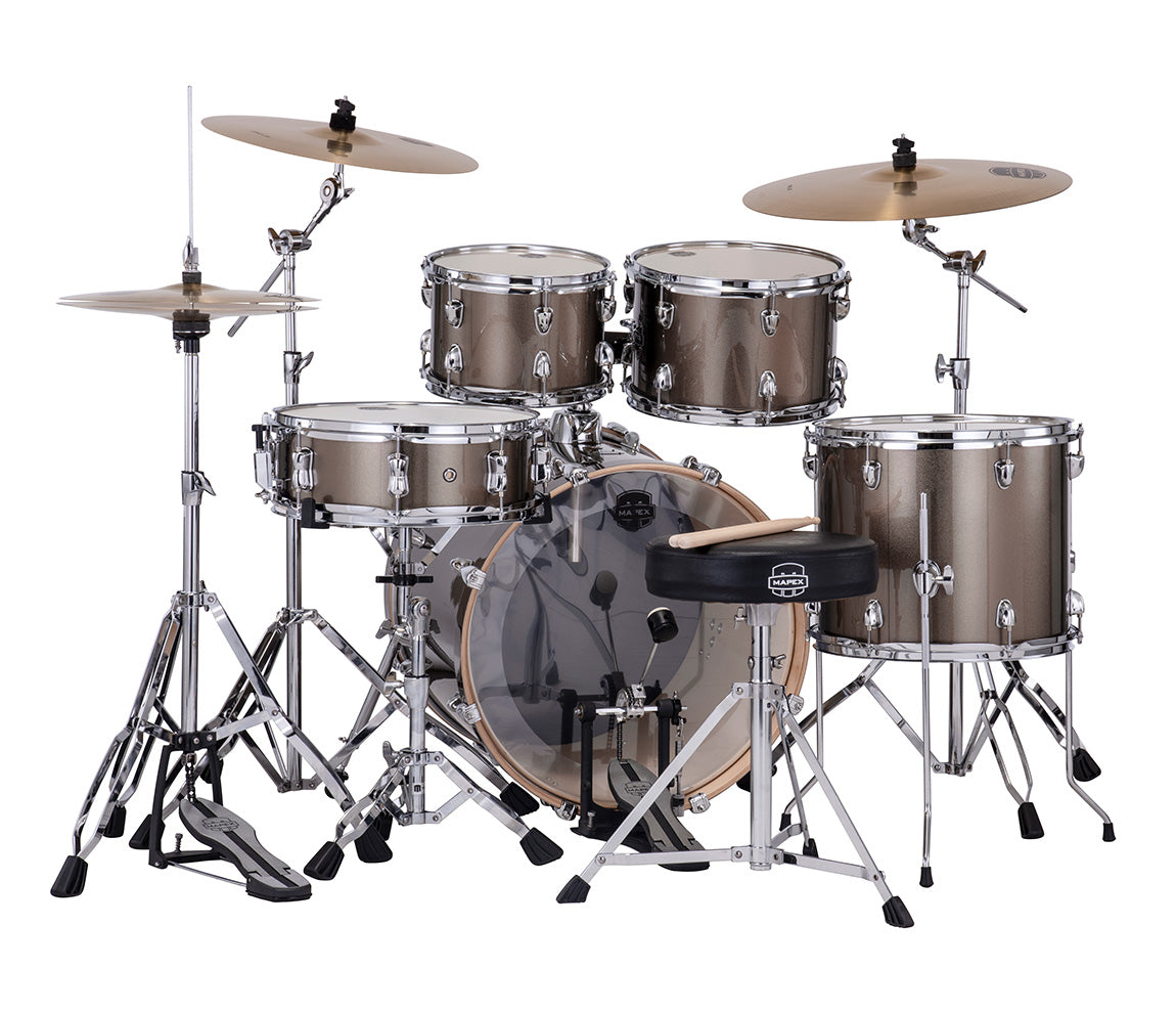 apex Venus Fusion Complete Drum Kit in Copper Metallic