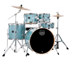 Mapex Venus Rock Complete Drum Kit in Aqua Blue Sparkle