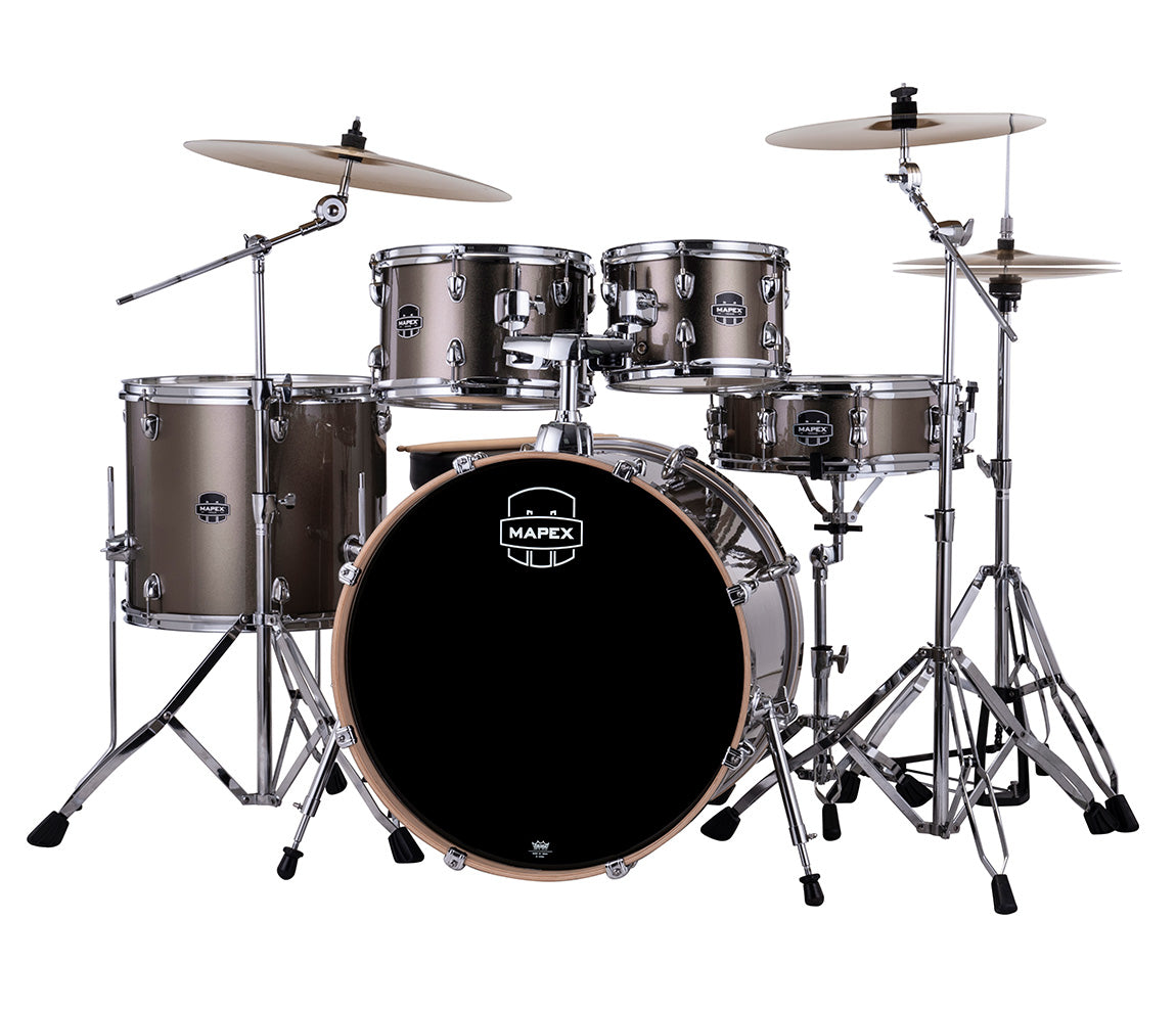 Mapex Venus Rock Complete Drum Kit in Copper Metallic