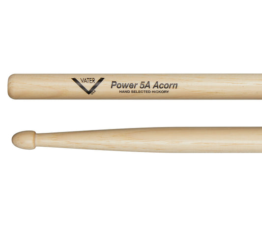 Vater Power 5A Acorn American Hickory Drumsticks