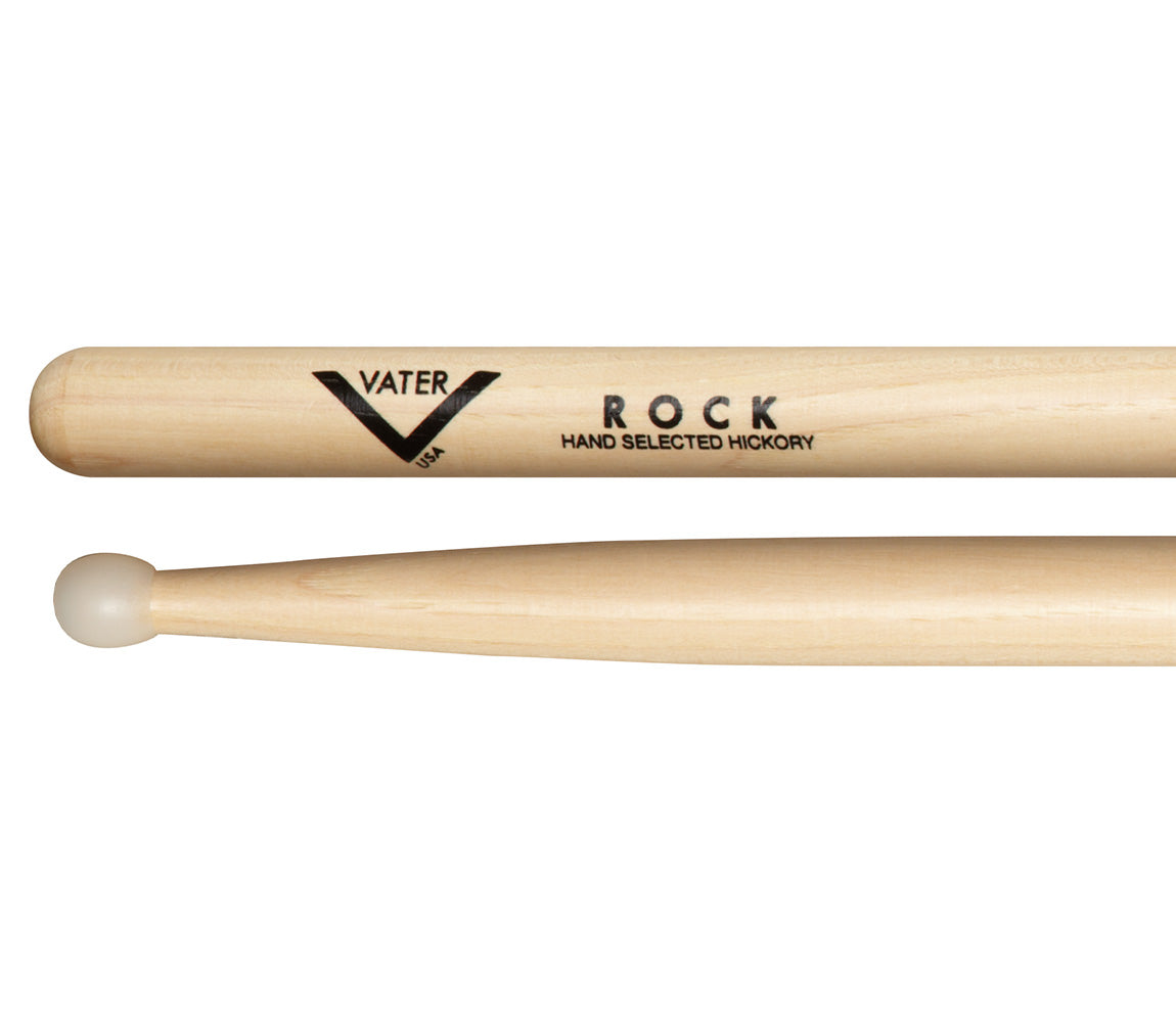 Vater Rock Nylon Tip American Hickory Drumsticks