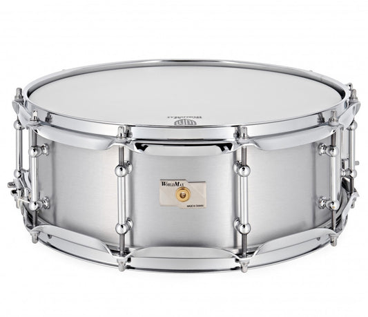 Worldmax 14" x 5" 1.2mm Cast Aluminum Snare Drum