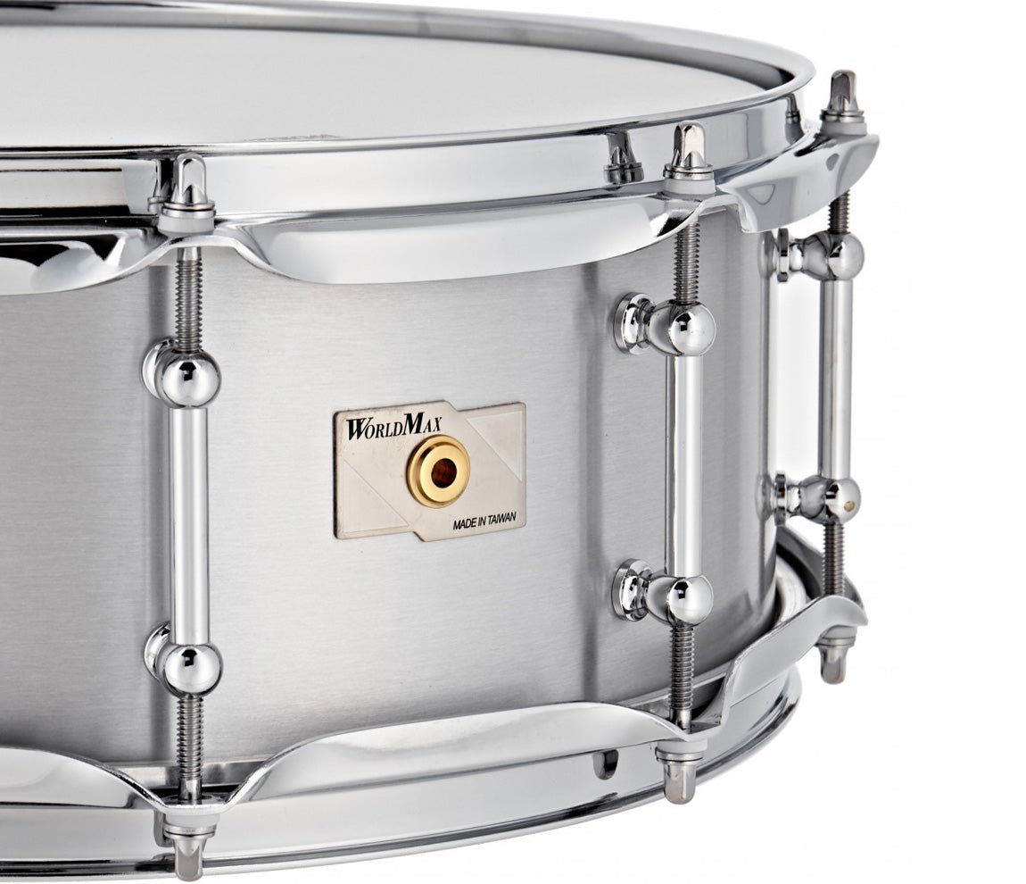 Worldmax 14" x 5" 1.2mm Cast Aluminum Snare Drum