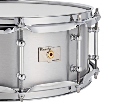 Worldmax 14" x 5" 1.2mm Cast Aluminum Snare Drum