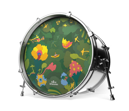 EVANS Yellow Submarine 20" Pepperland Woods Resonant Bass Drumhead