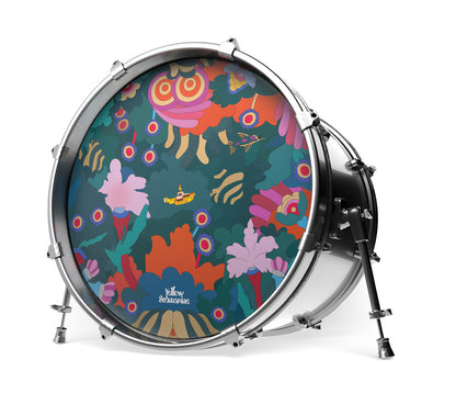 EVANS Yellow Submarine 22" Under the Sea Resonant Bass Drumhead