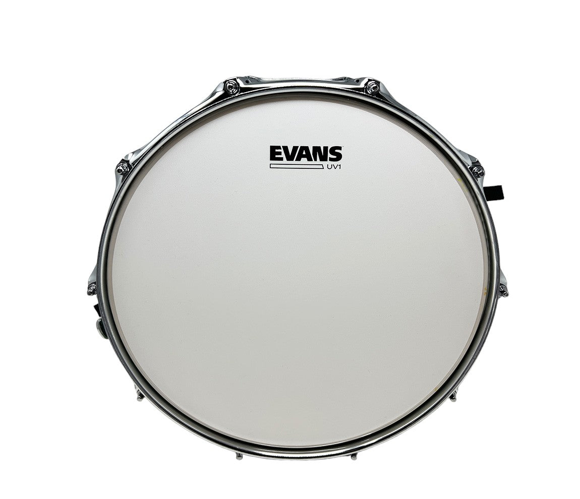 ZackGrooves Signed Dixon Artisan 14" x 6.5" Ash Snare Drum in Enchanted Electric Blue Burst