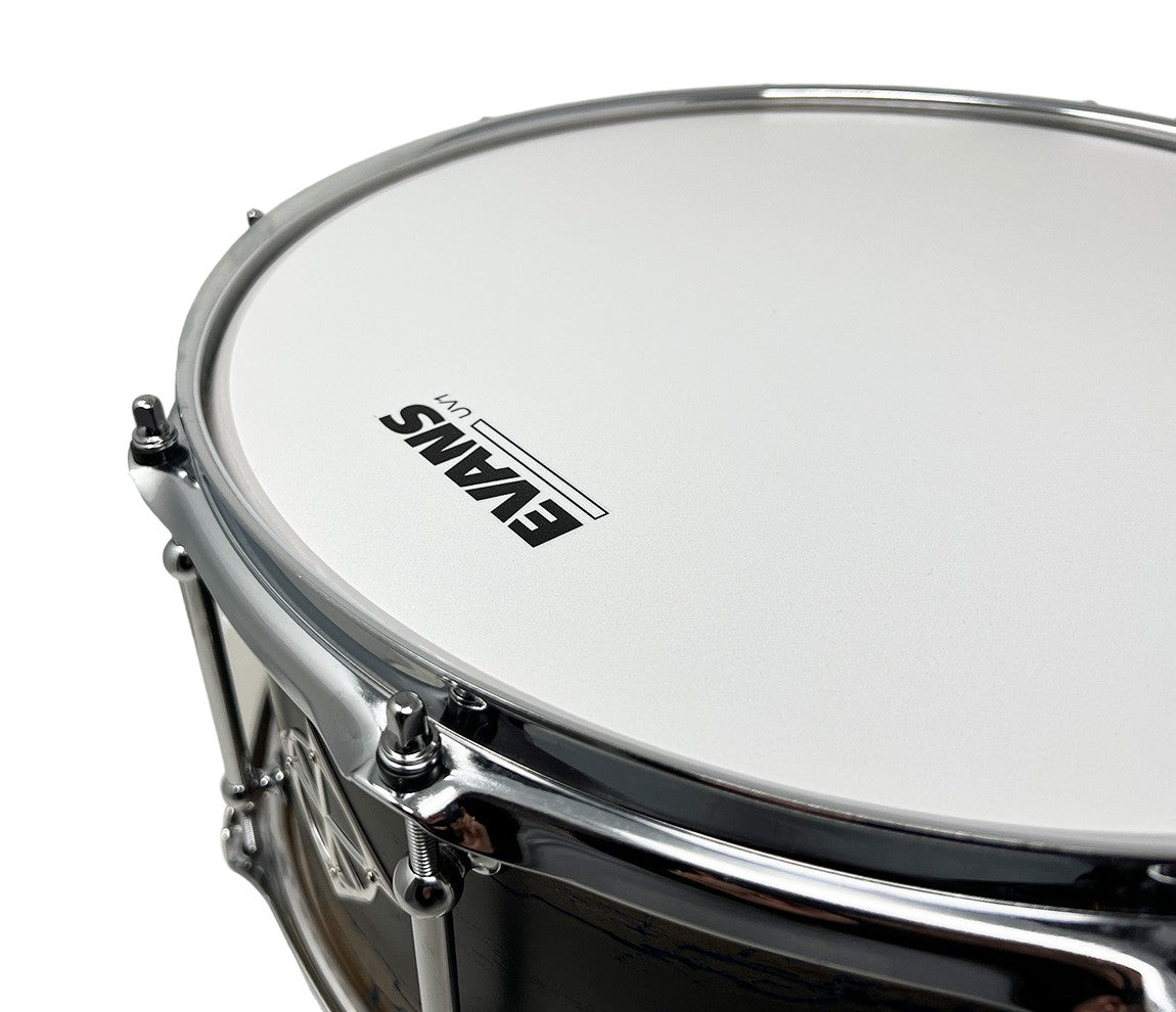 ZackGrooves Signed Dixon Artisan 14" x 6.5" Ash Snare Drum in Celestial Black Burst