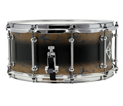 ZackGrooves Signed Dixon Artisan 14" x 6.5" Ash Snare Drum in Celestial Black Burst