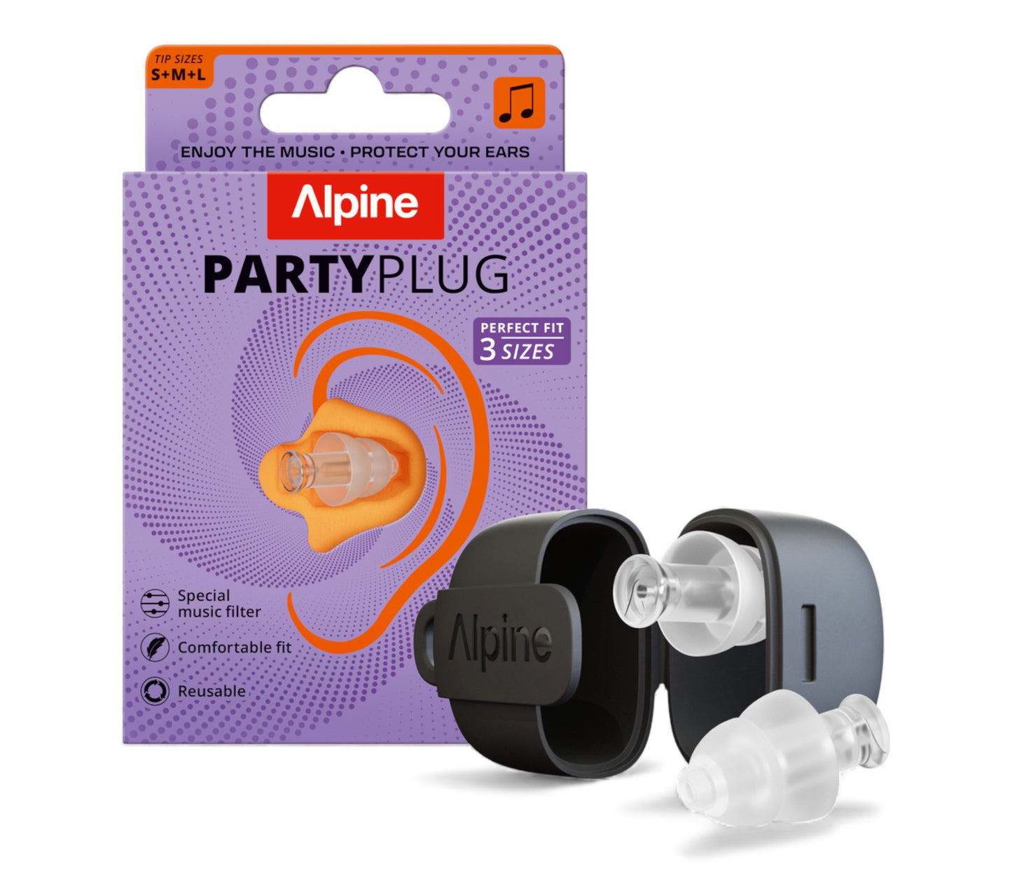 Alpine PartyPlug Transparent Earplugs (2025)