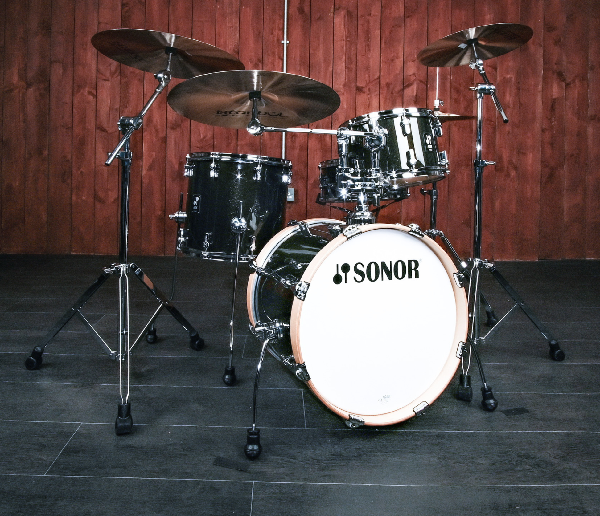 Sonor AQX Jazz Shell Pack In Black Midnight Sparkle