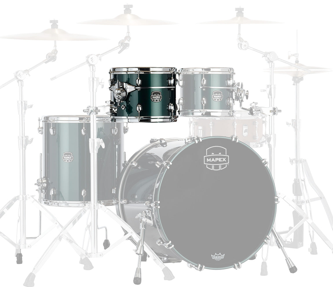 Mapex Saturn Evolution Maple Blend 14" x 11" Tom In Brunswick Green