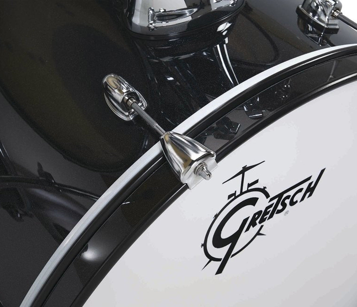 Gretsch Renegade 5-Piece Drum Kit with Hardware + RAW Cymbals in Black Mist