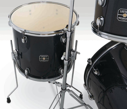 Gretsch Renegade 5-Piece Drum Kit with Hardware + RAW Cymbals in Black Mist
