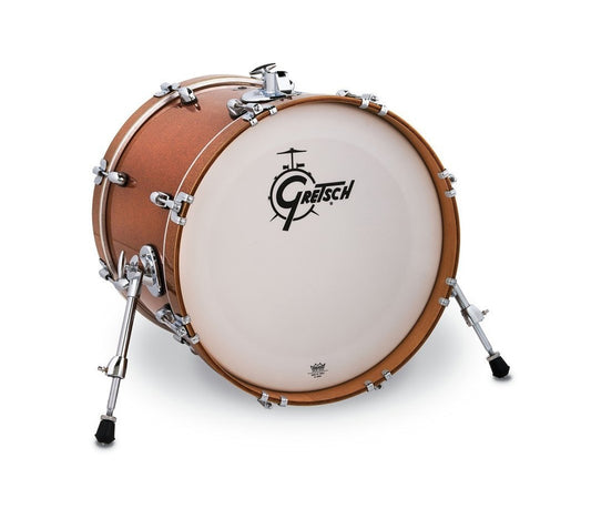 Gretsch Catalina Club Rock 24" x 14" Bass Drum in Bronze Sparkle