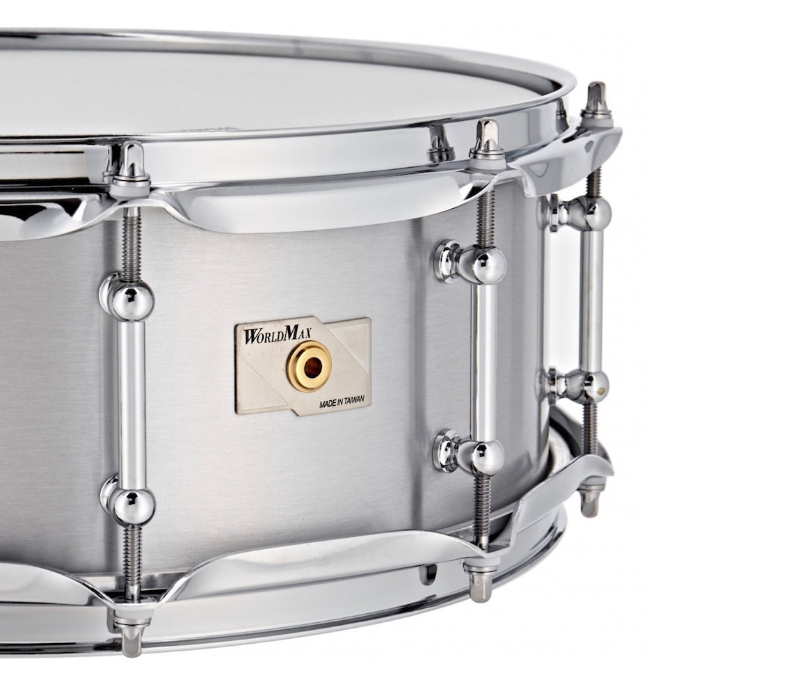 Worldmax 14" x 6.5" 1.2mm Cast Aluminum Snare Drum
