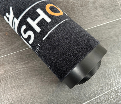 Drumshop Deluxe Rubber Backed Black Drum Mat 160cm x 190cm