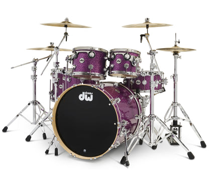 DW Collectors Series 22" 4-Piece Shell Pack in Purple Glass