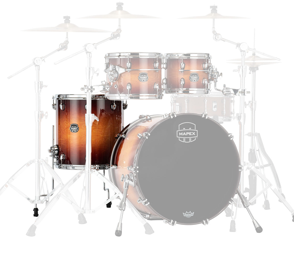 Mapex Saturn Evolution Birch Blend 14" x 14" Floor Tom In Exotic Sunburst