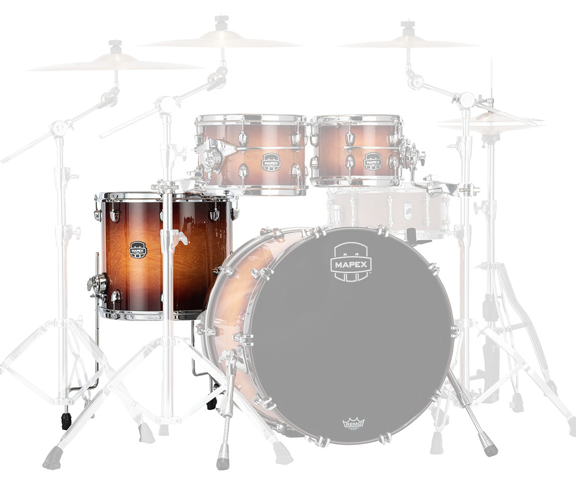 Mapex Saturn Evolution Birch Blend 18" x 16" Floor Tom In Exotic Sunburst