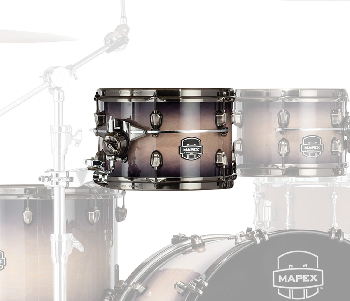 Mapex Saturn Evolution Maple Blend 14" x 6.5" Snare Drum In Exotic Violet Burst