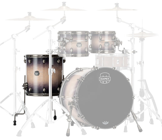 Mapex Saturn Evolution Maple Blend 14" x 14" Floor Tom In Exotic Violet Burst