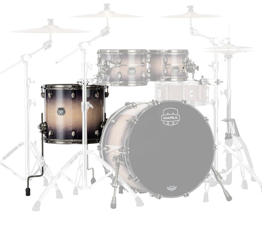 Mapex Saturn Evolution Birch Blend 16" x 14" Floor Tom In Exotic Violet Burst