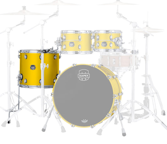 Mapex Saturn Evolution Maple Blend 14" x 12" Floor Tom In Tuscan Yellow