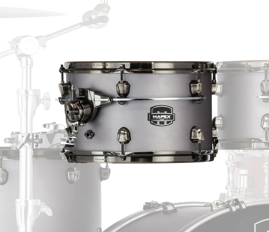Mapex Saturn Evolution Maple Blend 14" x 6.5" Snare Drum In Gun Metal Grey