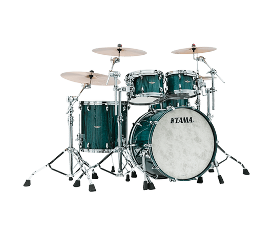 TAMA Star Walnut 4-piece Shell Pack in Light Indigo Japanese Chestnut