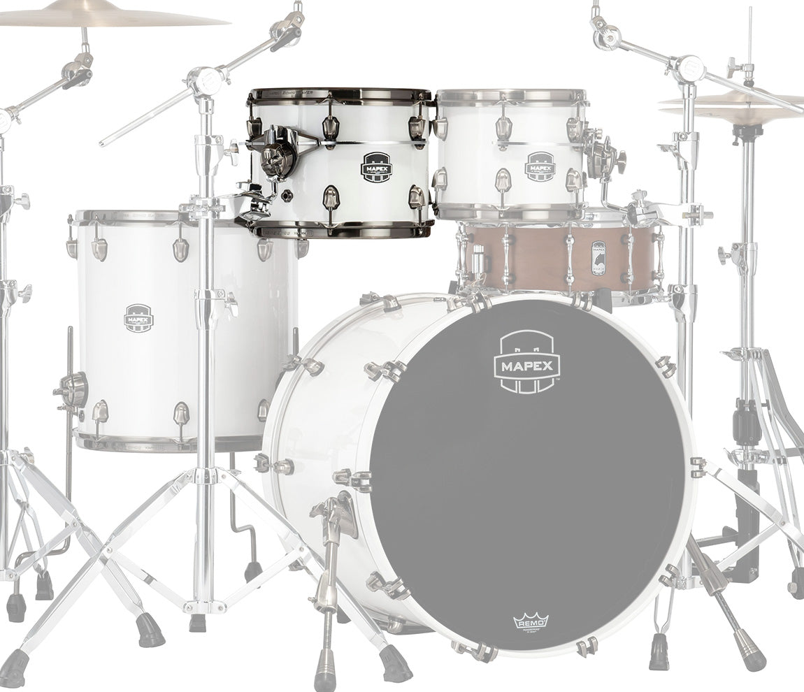 Mapex Saturn Evolution Maple Blend 10" x 8" Tom In Polar White