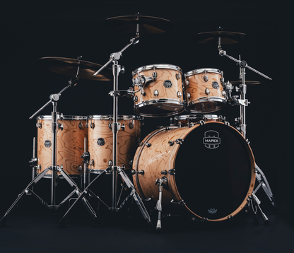 Mapex Saturn VI 22" 5-Piece Studioease Shell Pack in Exotic Natural Maple