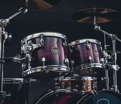 Mapex Saturn VI 22" 5-Piece Studioease Shell Pack in Royal Purple Blast