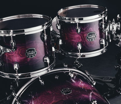 Mapex Saturn VI 22" 5-Piece Studioease Shell Pack in Royal Purple Blast