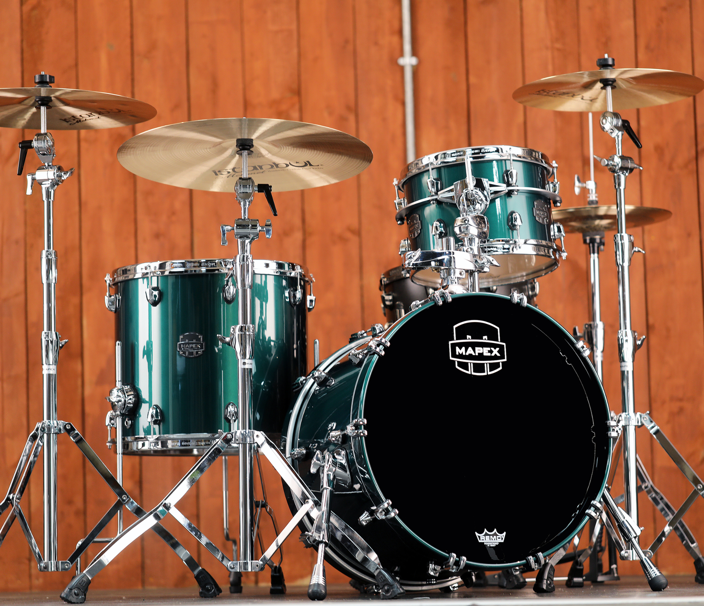 Mapex Saturn Evolution 20" 3-Piece Shell Pack in Brunswick Green