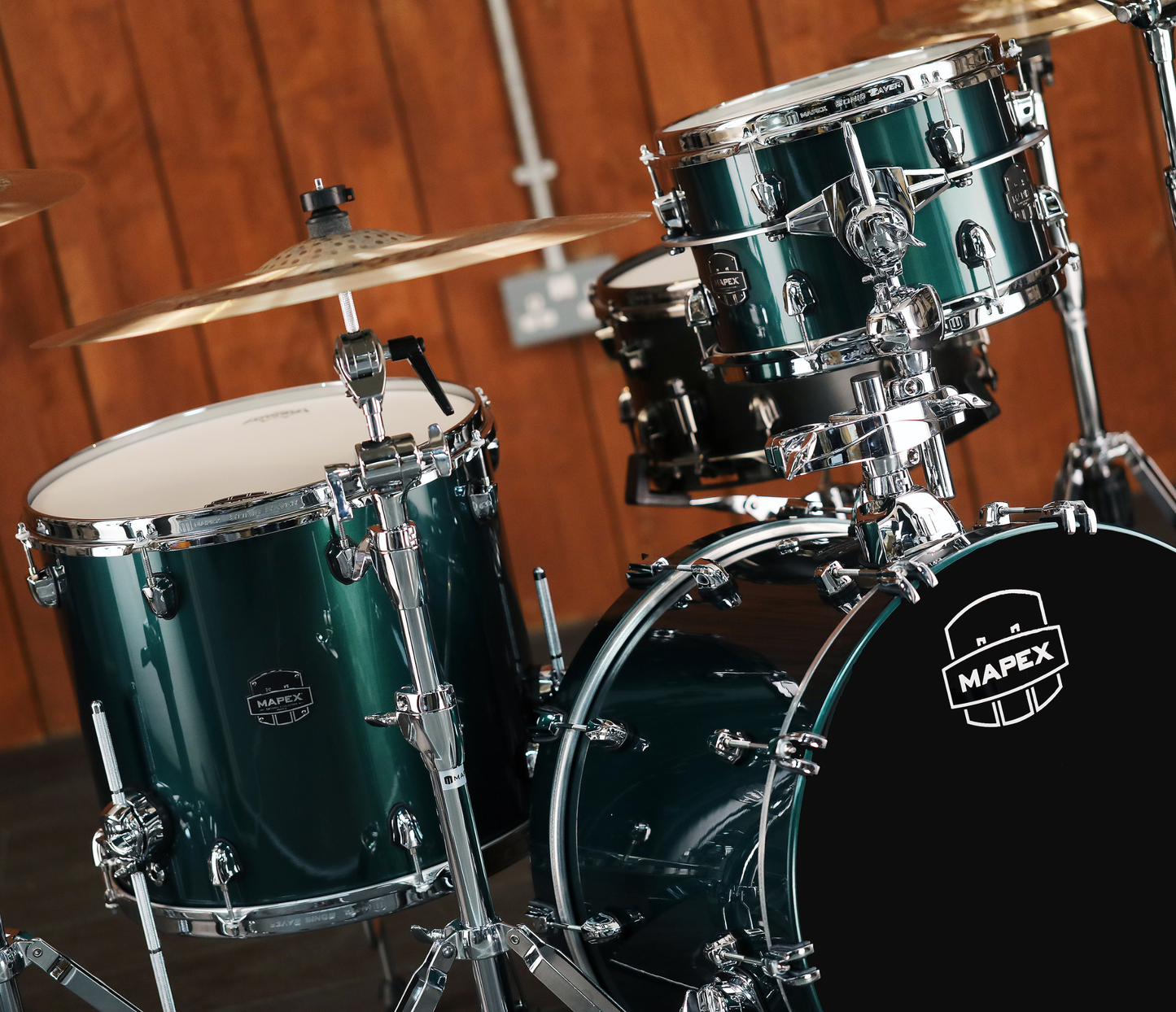 Mapex Saturn Evolution 20" 3-Piece Shell Pack in Brunswick Green