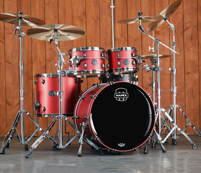 Mapex Saturn Evolution 22" 4-Piece Shell Pack in Tuscan Red