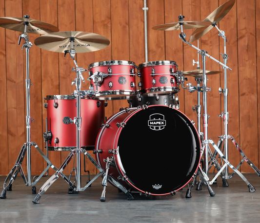Mapex Saturn Evolution 22" 4-Piece Shell Pack in Tuscan Red