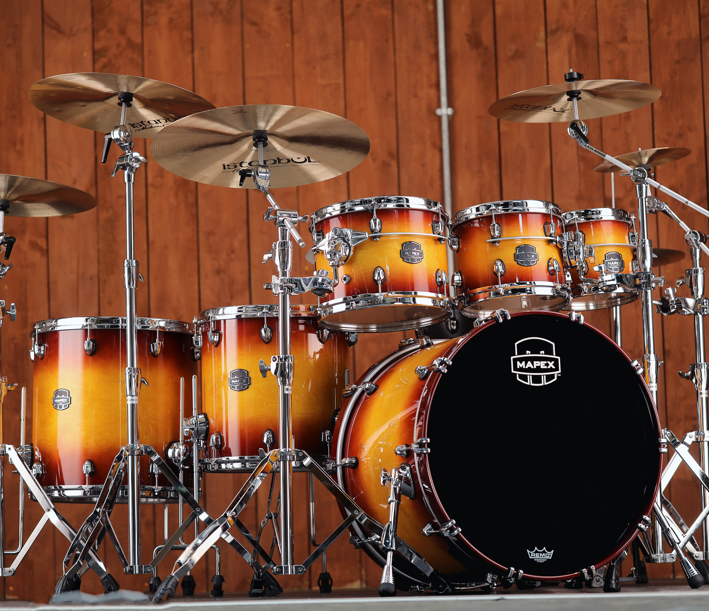 Mapex Saturn Evolution 22" 6-Piece Shell Pack in Exotic Sunburst