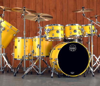 Mapex Saturn Evolution 22" 7-Piece Shell Pack in Tuscan Yellow