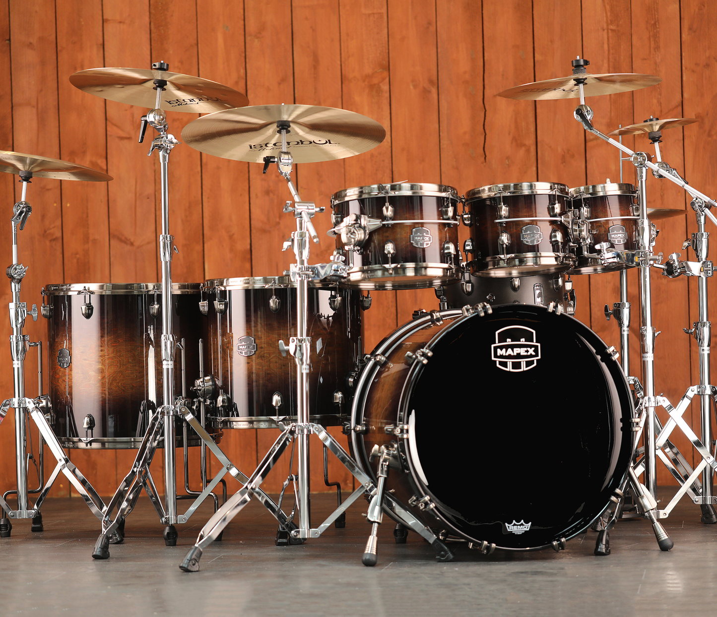 Mapex Saturn Evolution 22" 6-Piece Shell Pack in Exotic Night Forest