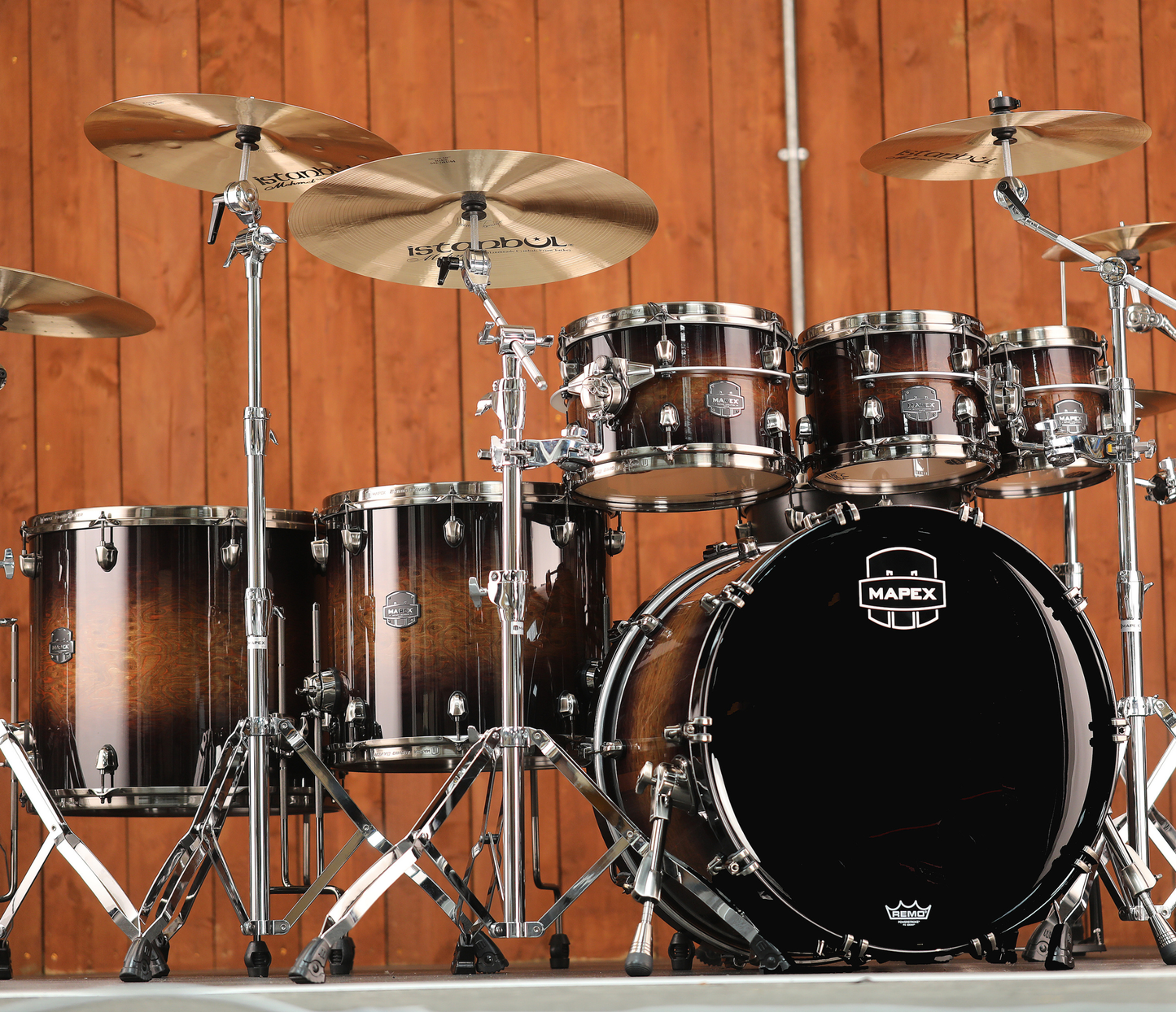 Mapex Saturn Evolution 22" 6-Piece Shell Pack in Exotic Night Forest