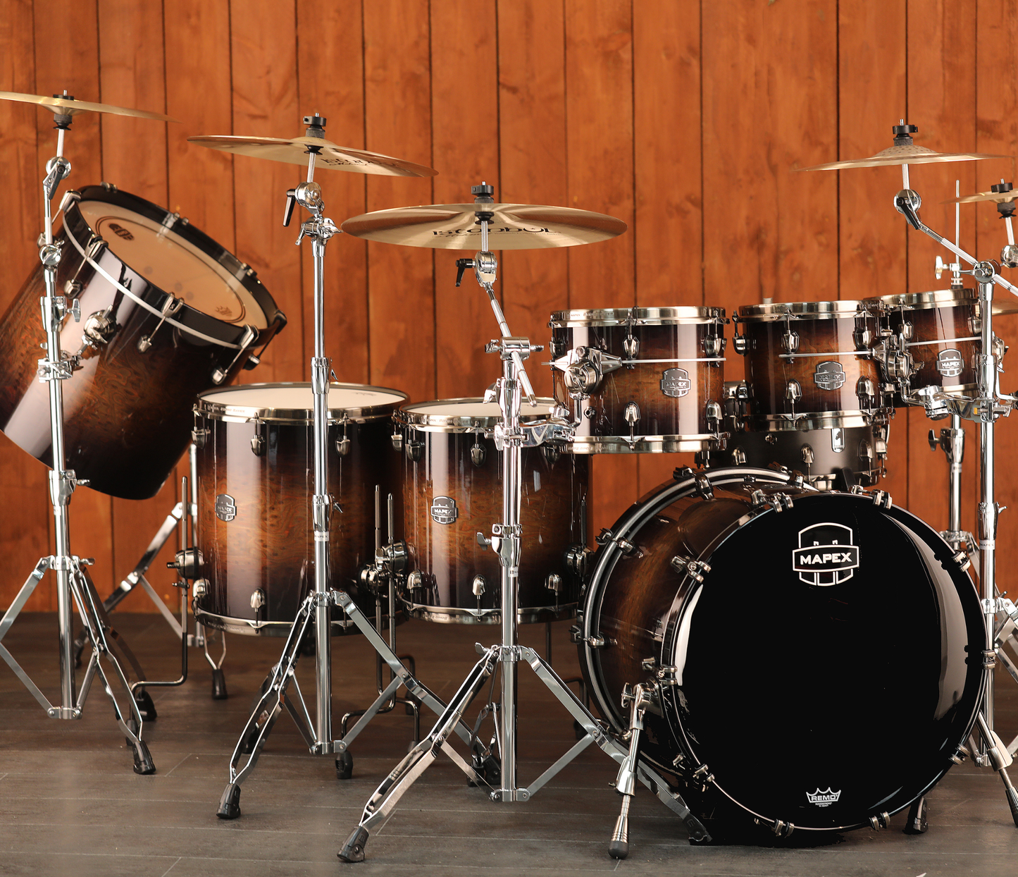 Mapex Saturn Evolution 22" 7-Piece Shell Pack in Exotic Night Forest