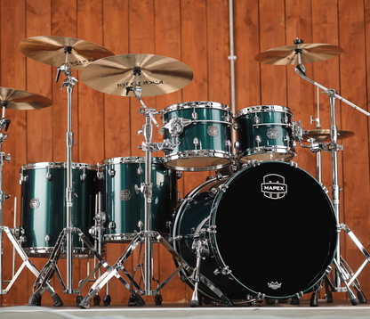 Mapex Saturn Evolution Birch 22" 5-Piece Shell Pack in Brunswick Green