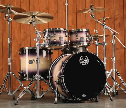 Mapex Saturn Evolution Hybrid 22" 4-Piece Shell Pack in Exotic Violet Burst - OVER 50% OFF