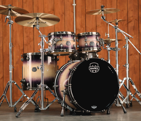 Mapex Saturn Evolution Hybrid 22" 4-Piece Shell Pack in Exotic Violet Burst - OVER 50% OFF