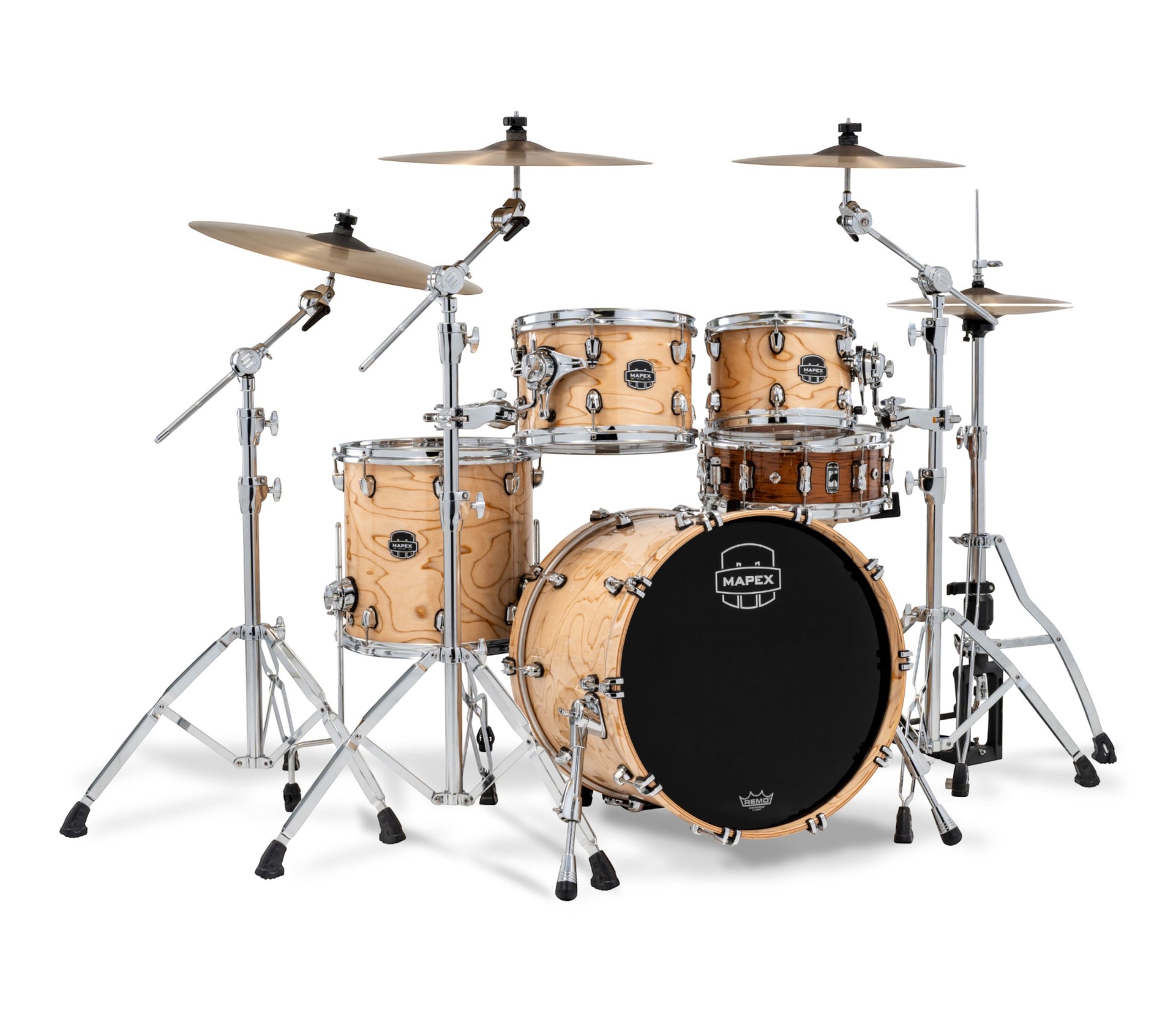Mapex Saturn VI 20" 4-Piece Fusion Shell Pack in Exotic Natural Maple