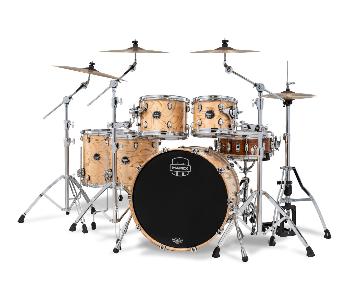 Mapex Saturn VI 22" 5-Piece Studioease Shell Pack in Exotic Natural Maple