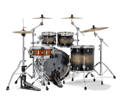 Mapex Saturn VI 4-Piece 22" Rock Shell Pack in Black Ink Burst