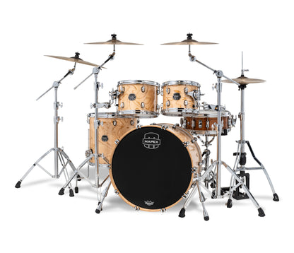 Mapex Saturn VI 4-Piece 22" Rock Shell Pack in Exotic Natural Maple